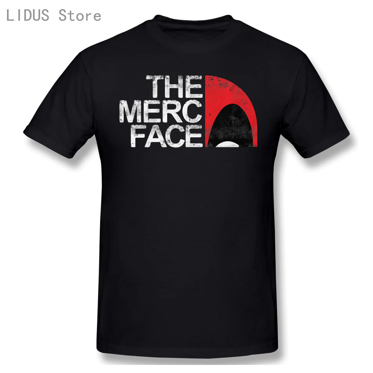 

The Merc Face Short Sleeve Casual T-shirt Men Fashion O-neck 100% Cotton TShirts Tee Top