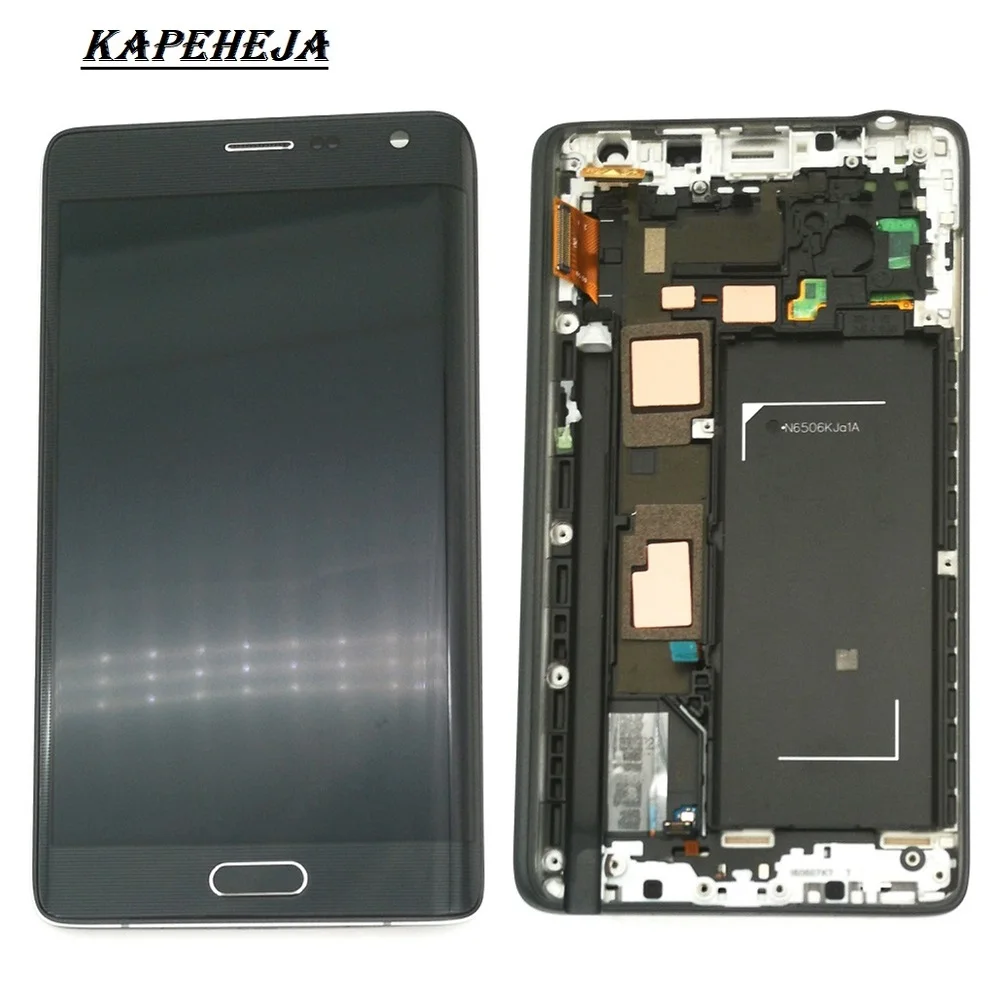 Super AMOLED ЖК дисплей 5 6 дюйма для Samsung Galaxy Note Edge N915 N915F N915FD дигитайзер сенсорного