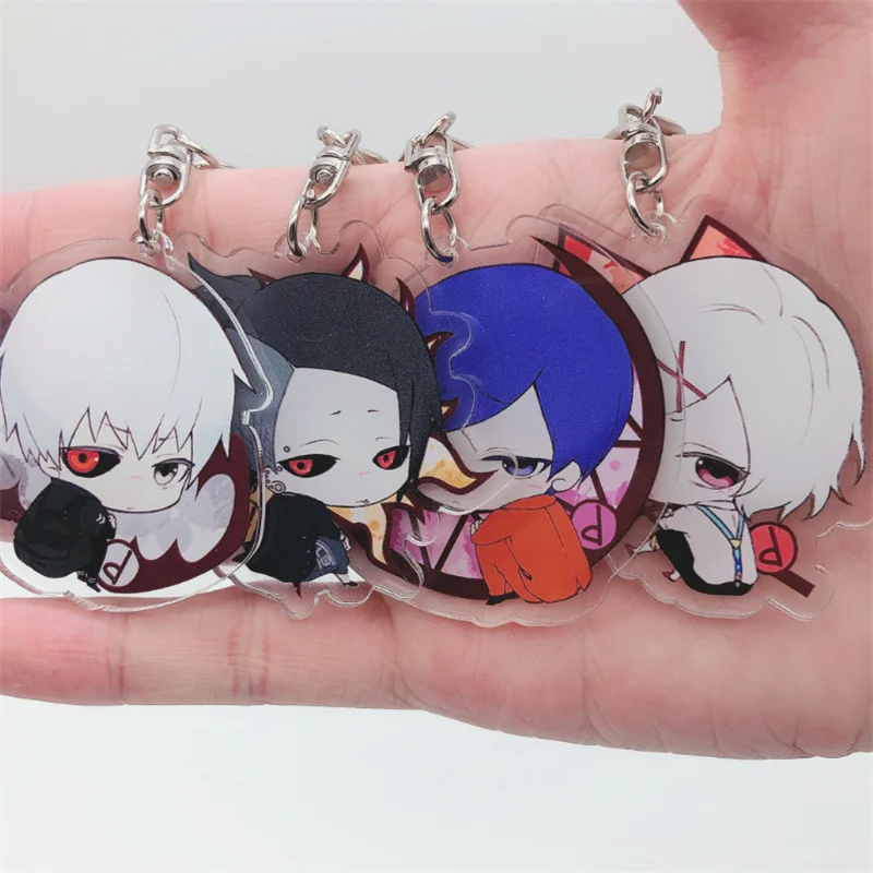 

Anime Tokyo Ghoul Keychain Cosplay Accessories Key Chain Pendant Cartoon Badge
