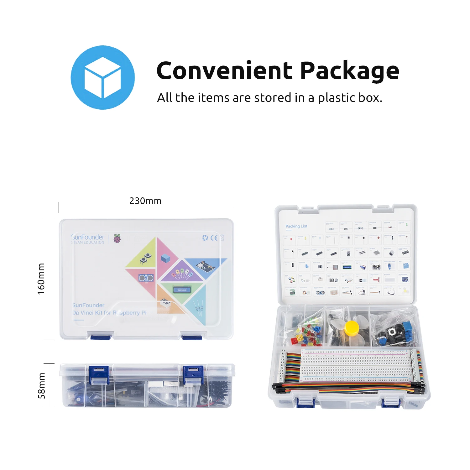 Стартовый набор SunFounder Raspberry Pi для 4B 3B + 30 проектов с туториями поддержка Python C |