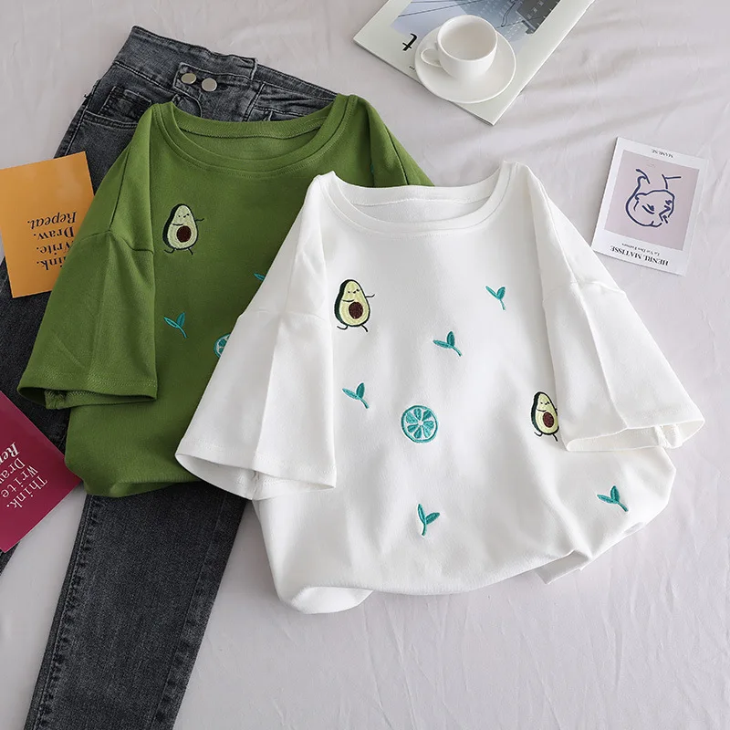 Футболка женская с коротким рукавом и круглым вырезом повседневный Забавный топ