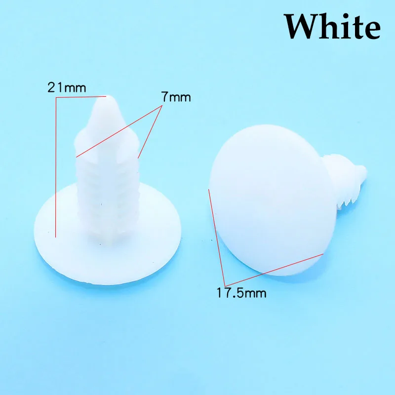 Заклепки серые пластиковые для Ford Chevy Buick крепежи универсальные автомобильные