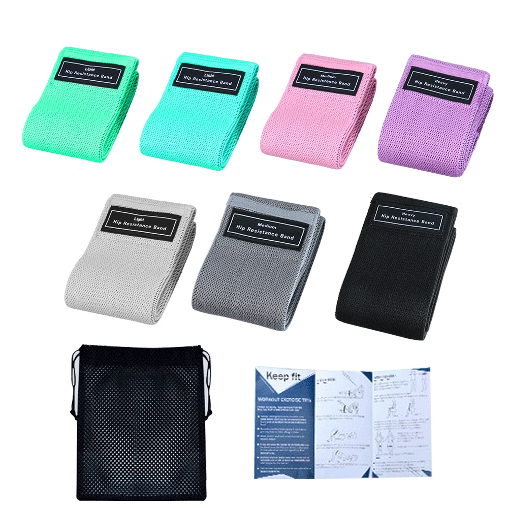 

3 Levels Resistance Bands for Legs Butt Exercise Booty Hip Bands Wide Workout Loop Bands Anti Slip Circle Fitness Elastic Bands