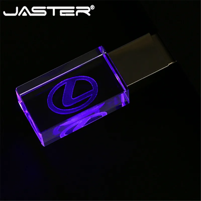 JASTER lexus crystal+ металлический USB флеш-накопитель 4 ГБ 8 ГБ 16 ГБ 32 ГБ 64 ГБ 128 Гб Внешняя карта памяти u диск