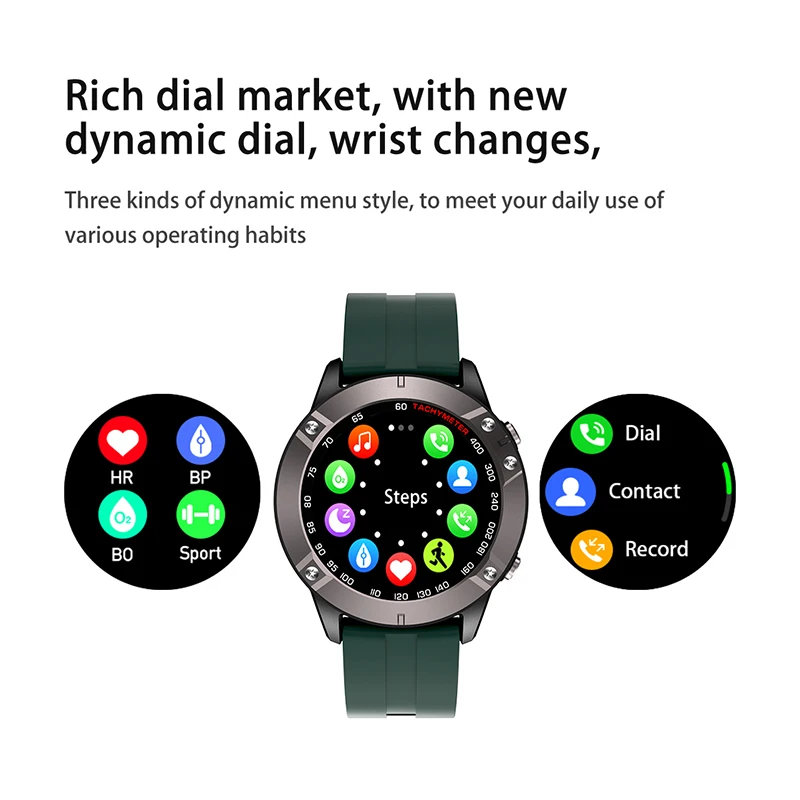 2021 мужские деловые Смарт часы Bluetooth напоминание о вызове Водонепроницаемый