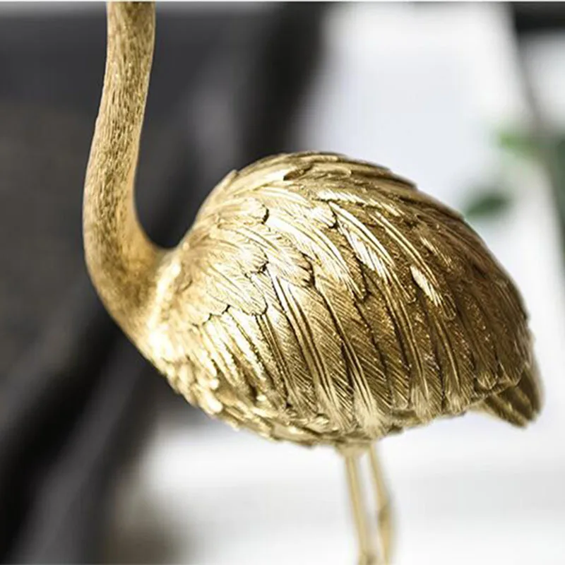 Скандинавские золотые украшения фламинго индивидуальный светильник роскошное