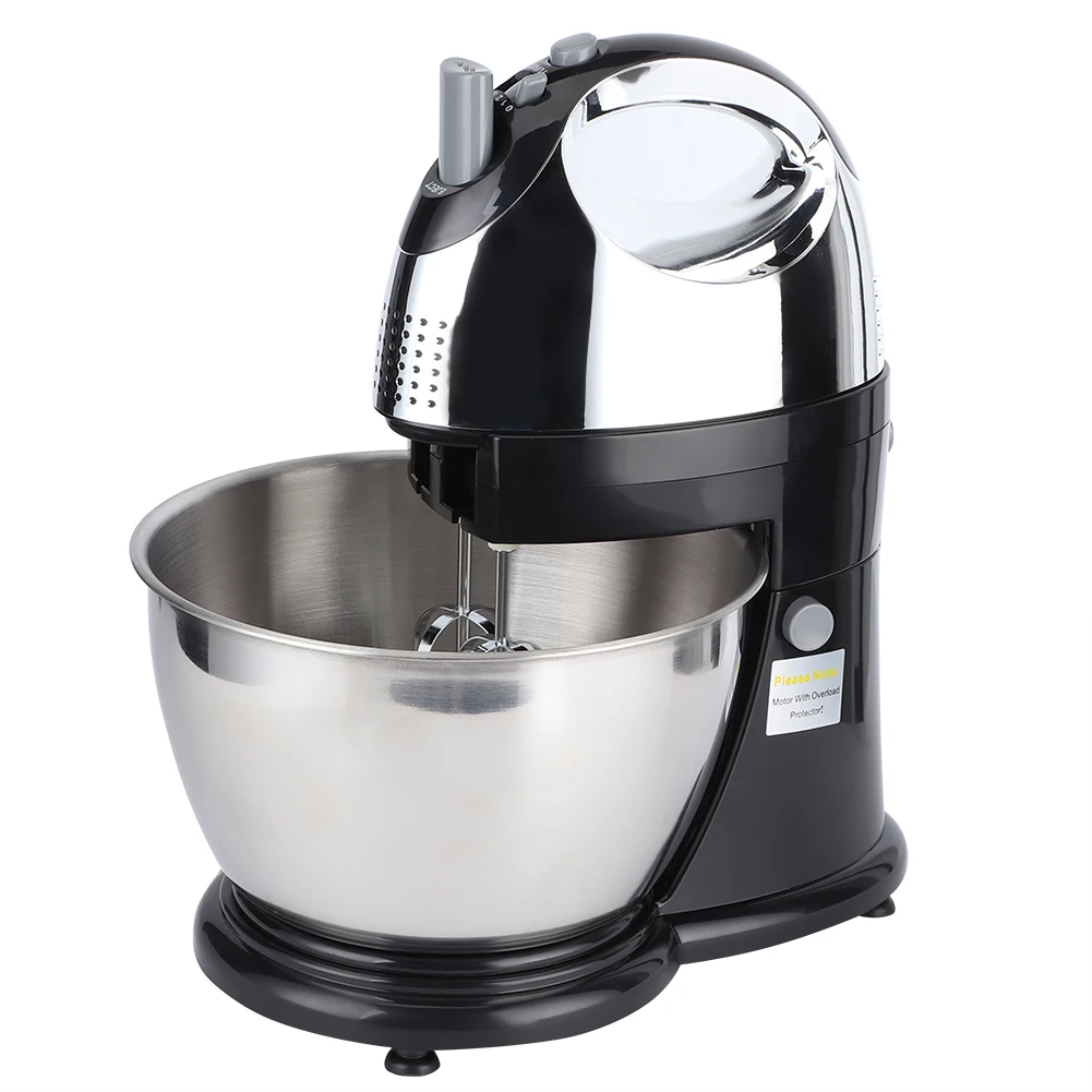 Электрический миксер для еды 600 Вт 5 скоростей настольная подставка теста тортов