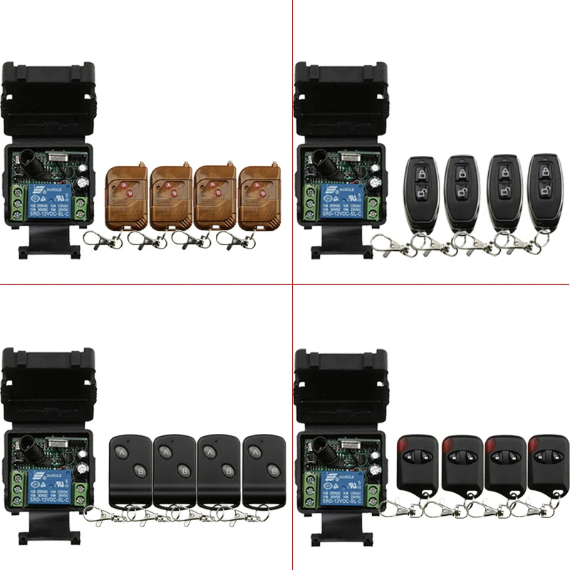 Беспроводной пульт дистанционного управления выключатель света DC12V 24V 1CH 10A
