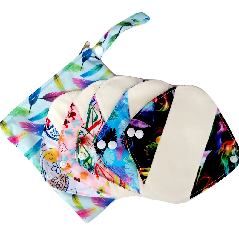 Бесплатная доставка 5 штук Многоразовые трусы вкладыш из нержавеющей стали с 1