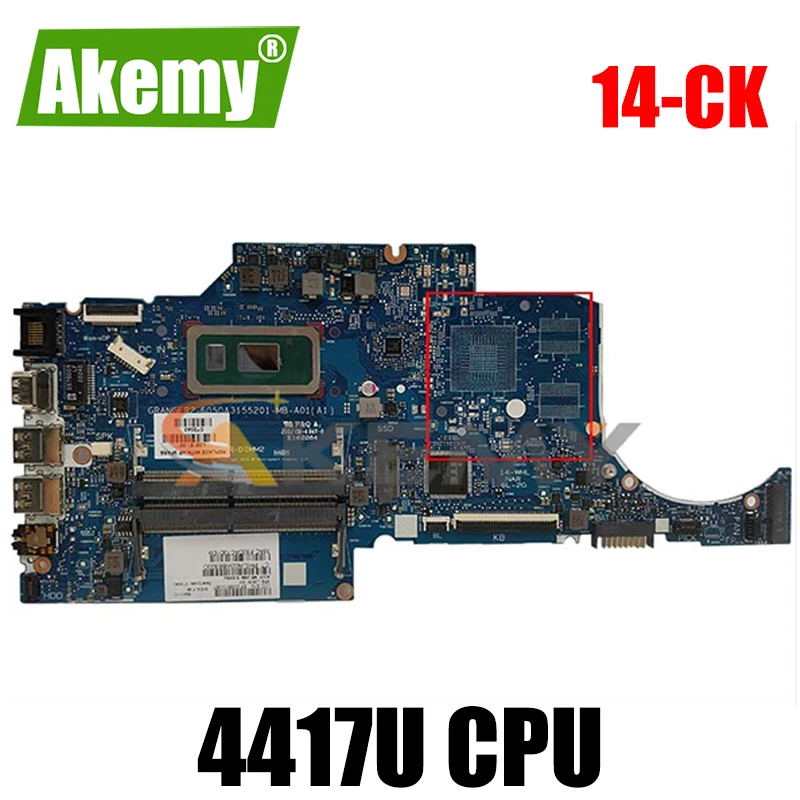 

L51527-001 L51527-601 PN внутренней катушкой для HP 240 G7 HP 14-CK оригинальный ноутбук интегрированная материнская плата GRANGER-6050A2977601-MB-A0 UMA отложенный 4417U