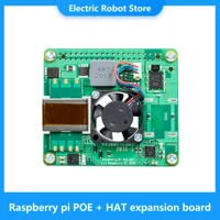 raspberry pi poe hat power over ethernet poe expansion board with cooling fan original product for raspberry pi 3b 4b