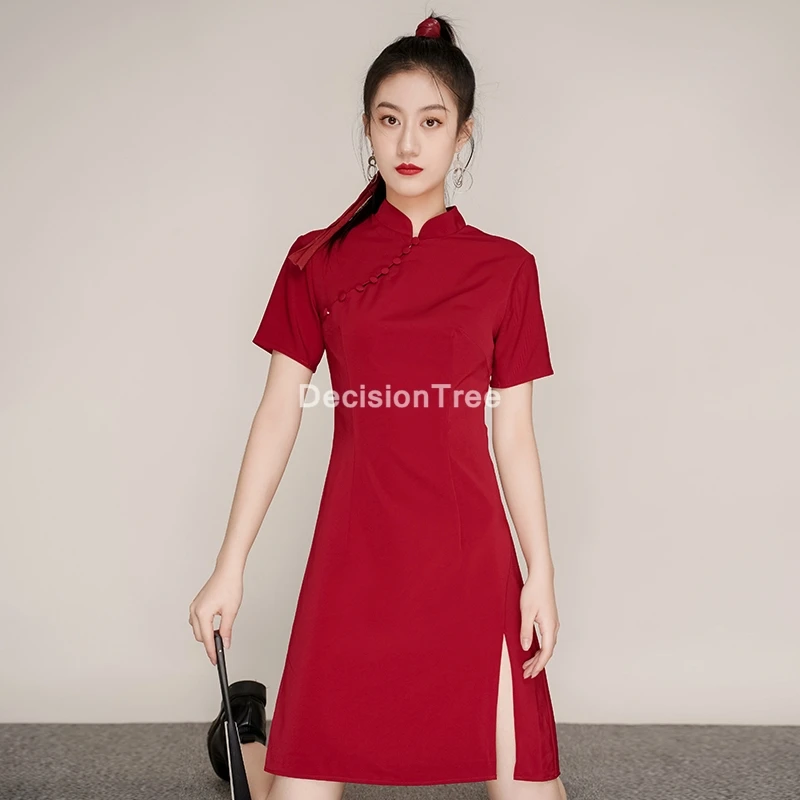 

2022 chinese dress cheongsam modern qipao evening dress traditional sexy nightclub retro cheongsam chinese dress oriental dress
