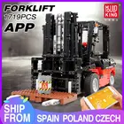 Форма KING 13106 City Engineering RC Forklift MK II грузовик MOC технический конструктор кирпичи для детей Подарки для мальчиков Игрушки