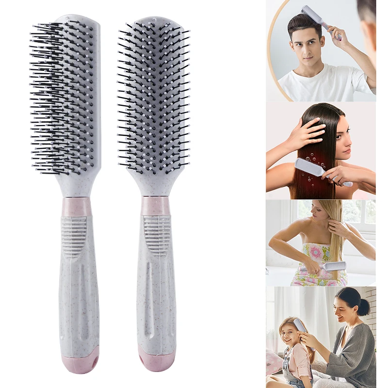 Щетка для волос из пшеничной соломы многофункциональная расческа завивки