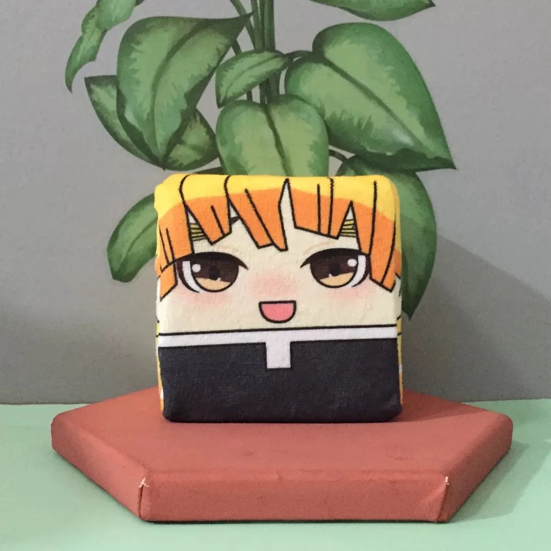 Аниме игра рассекающий демонов Подушка плюшевая кукла Tanjiro Nezuko Косплей Мягкие