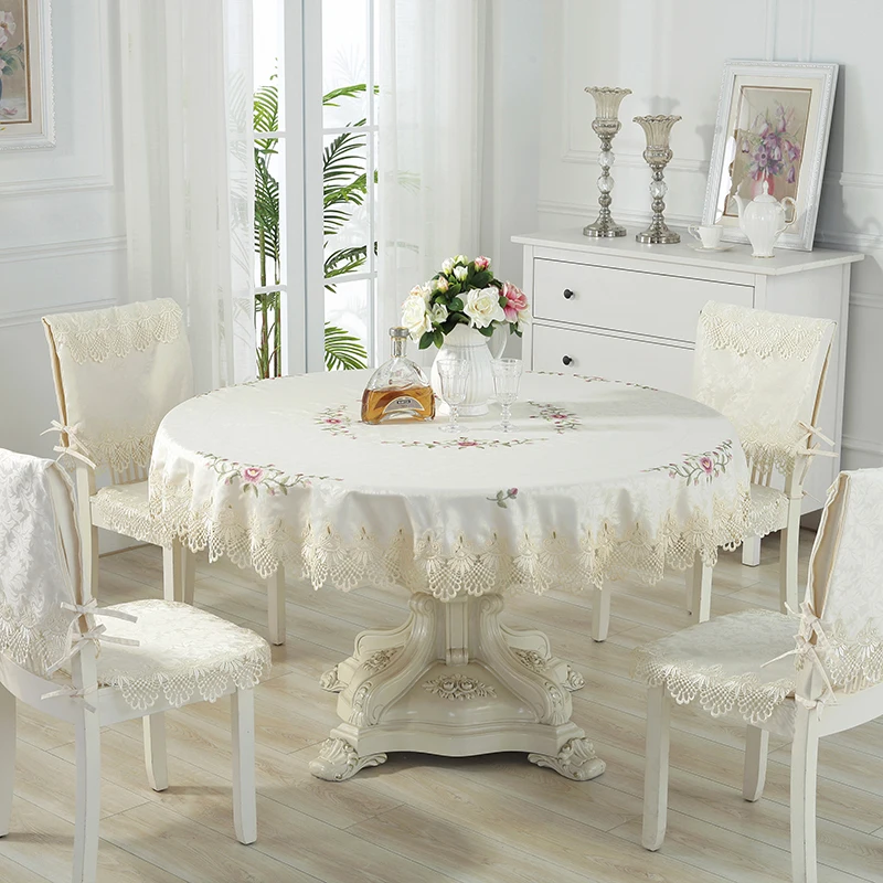 Скатерть с вышивкой в европейском стиле скатерть для обеденного стола цветочным