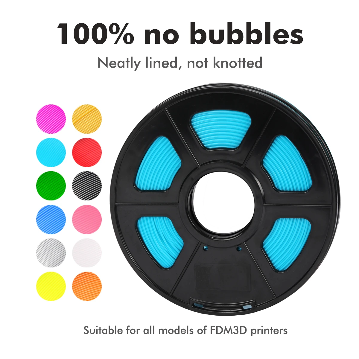 Нить PLA для 3D принтера Enotepad 1 75 мм + нить 3d печати с низкой точностью запаха +/ 0 02