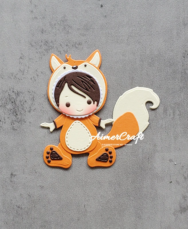 Лисички детские животные металлические режущие штампы форма нож трафарет для