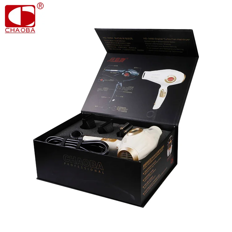 

Wholesale High Temperature 2200W Ionic Hair Dryer With LCD Display Chaoba HD-3990