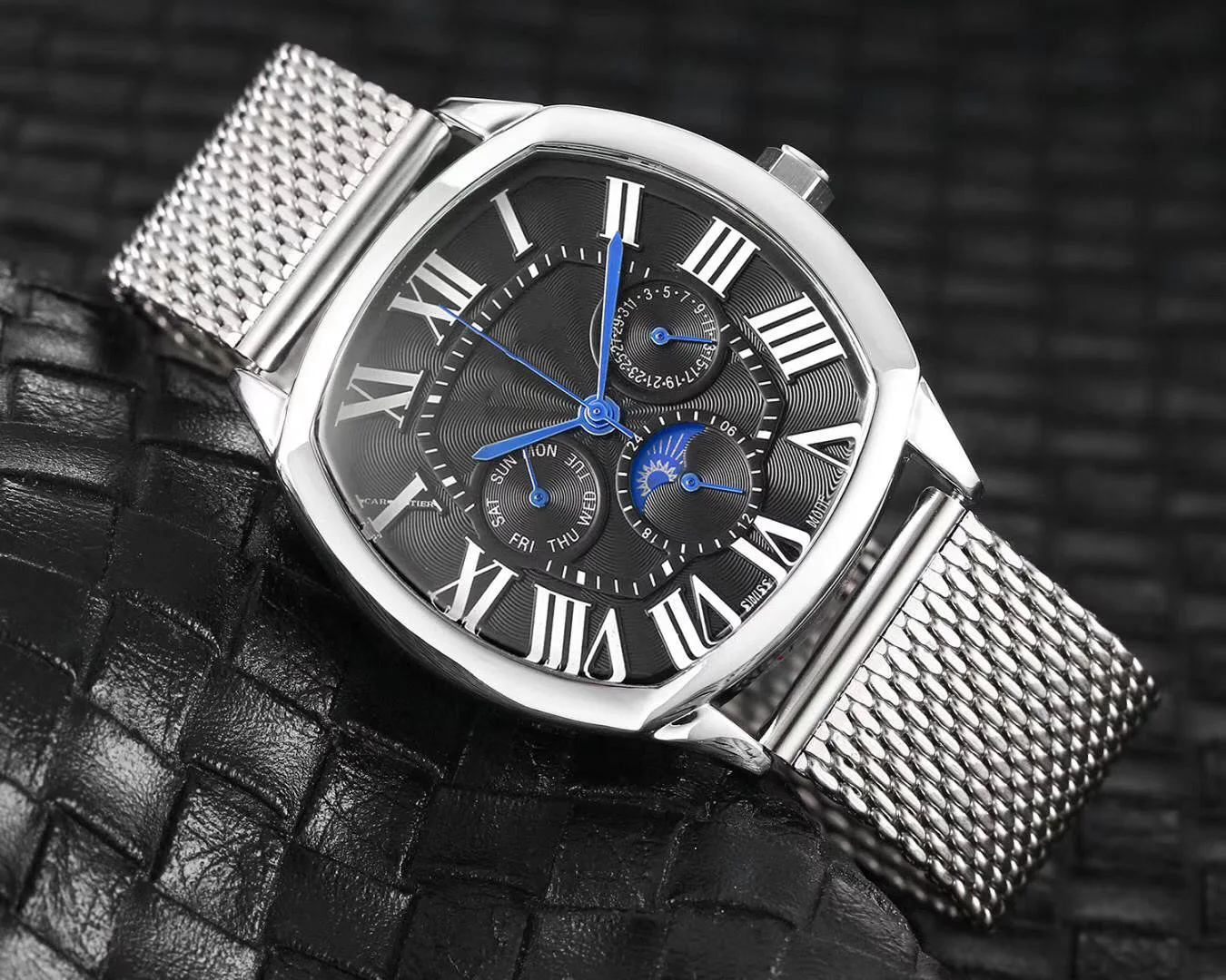 

2021 Classic Luxury brand men's watch Casual Fashion Cool Business Quartz Wristwatch Stainless Steel Watches Reloj de cuarzo