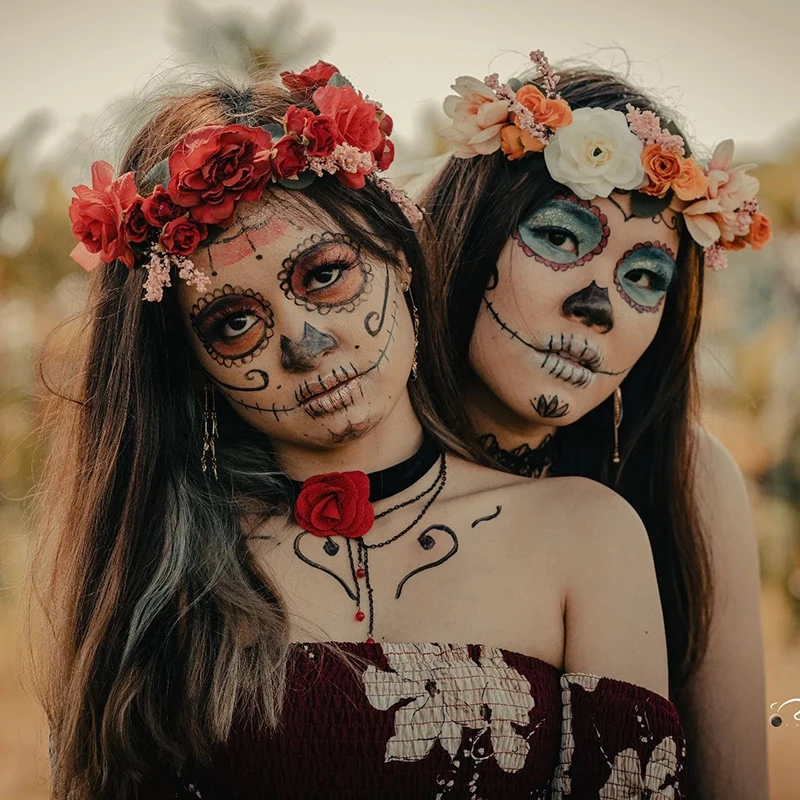 

Женский цветочный венок в стиле бохо, свадебный аксессуар для волос с цветочной гирляндой