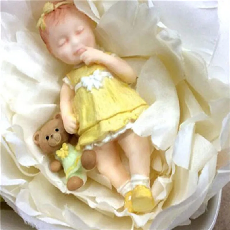 DIY 3D кукла для девочек и мальчиков форма силиконовая торта шоколадная