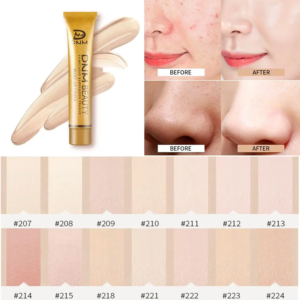 DNM/В наличии 14 цветов крышка полный уход за кожей лица основа палитра корректор