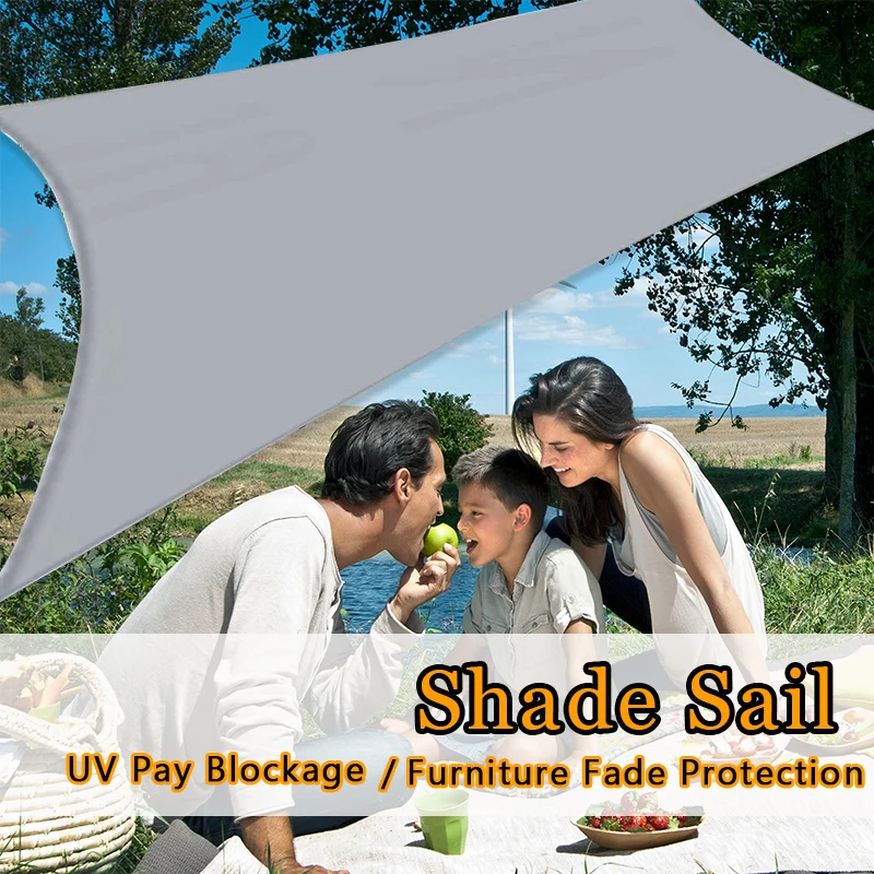 

Waterproof Sun Shade Sail Square Rectangle Shade Sail For Garden Patio Outdoor Awings Canopy Pool Awning Yard Sun Shelter Tent
