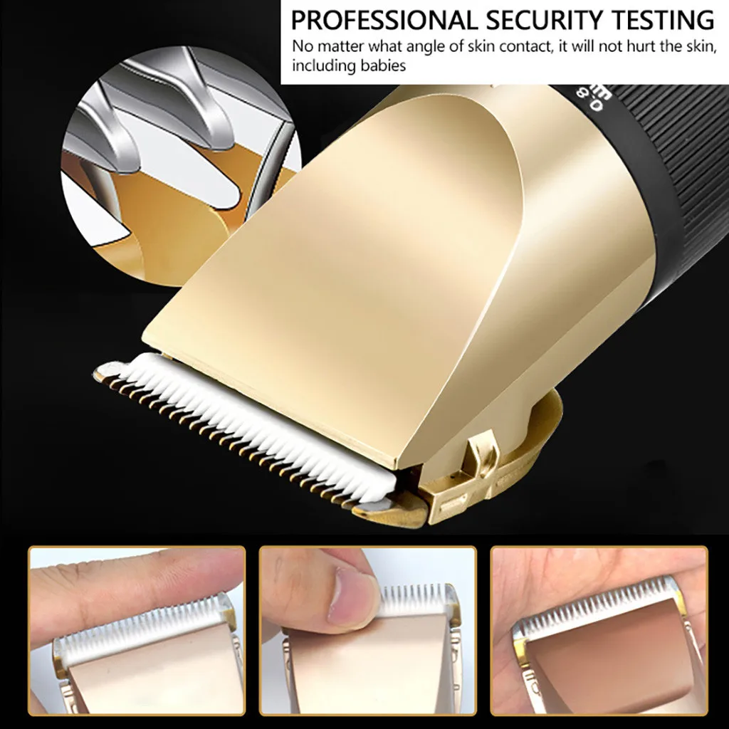 Электрическая машинка для стрижки волос перезаряжаемая малошумная беспроводные