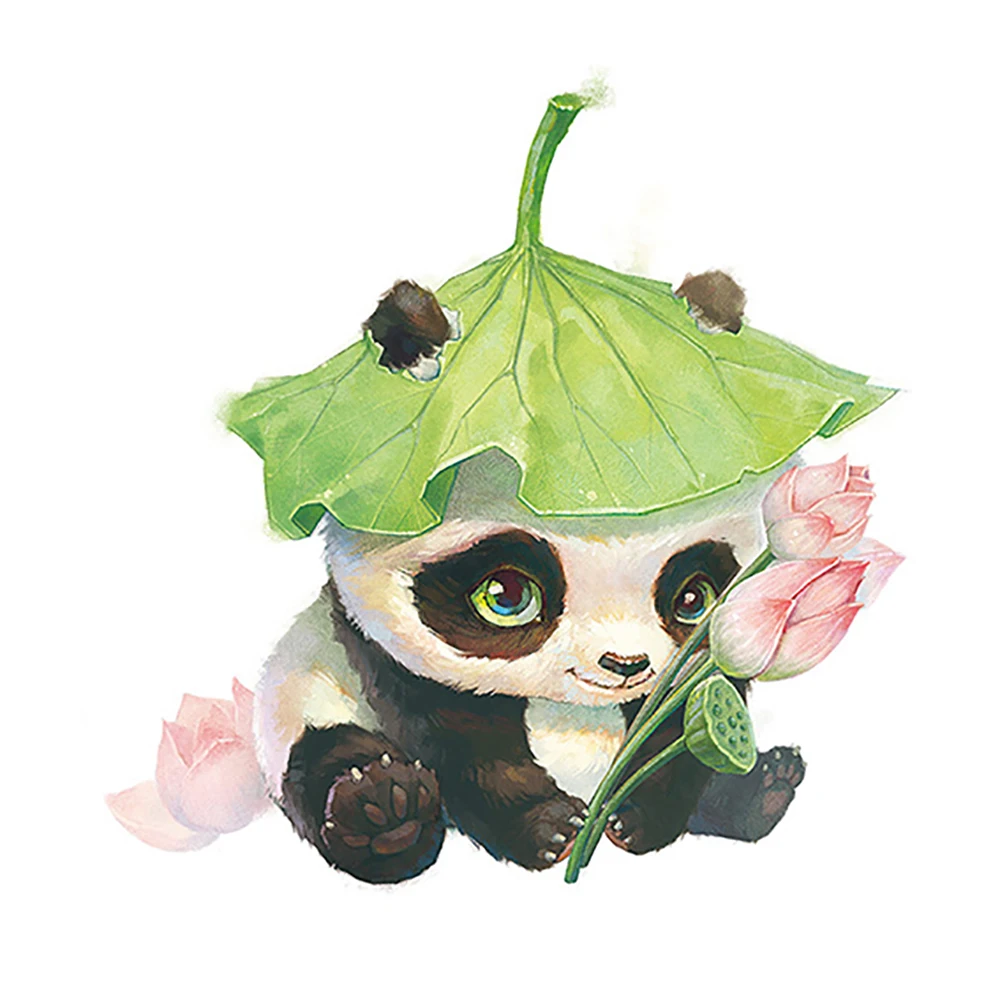 

DIY 5D full diamond painting cross stitch "Little panda diamond embroidery sewing pattern rhinestone bag