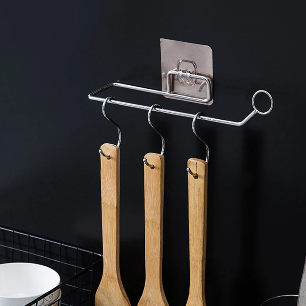 Клейкий держатель для кухонной бумаги вешалка рулонных салфеток полотенец