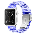 Ремешок прозрачный для apple watch 5 band 44 мм, браслет для наручных часов iwatch Series 3 4 band 42 мм 40 мм 38 мм