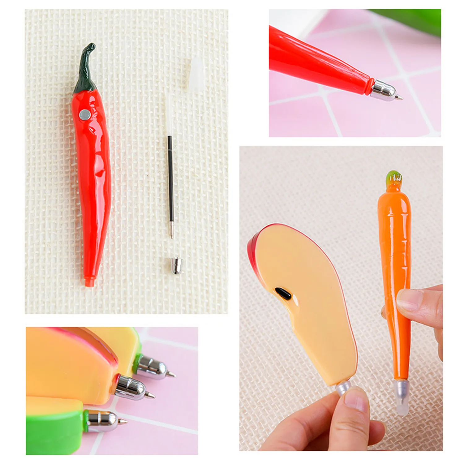 Шариковая ручка с изображением фруктов овощной шарик ручек 1 шт| |