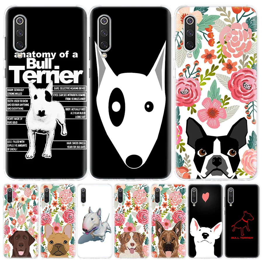 Чехол для телефона с рисунком Бультерьера Redmi S2 Note 10 8T 8Pro 8 7 6 5 8A 7A 6A K20 Xiaomi MI F1 9 5X 6X pro