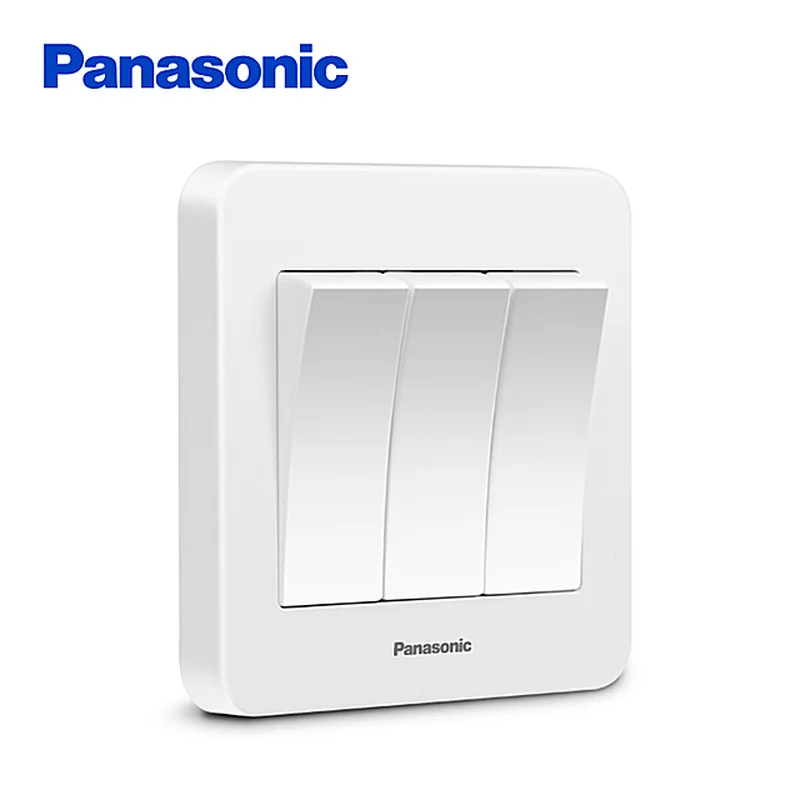 Panasonic Стандартный Переключатель кнопочный выключатель света 1 банда 2 банды 3