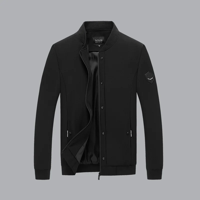 Новинка весны 2020 мужская куртка на молнии приталенная повседневная Мужская