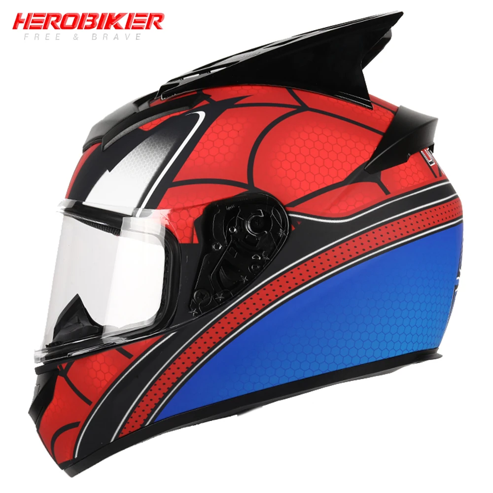 

HEROBIKER New Motorcycle Helmet Flip Up Motorcycle Helmet Crash Helmet Motocross Full Face Helmets Casco Motocross Capacete