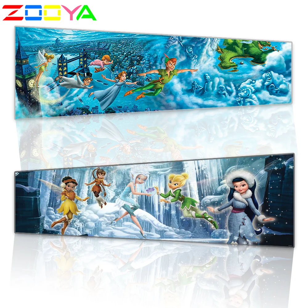 Zooya изображение полного бриллианта вышивка мультфильм Девушка Алмазная картина