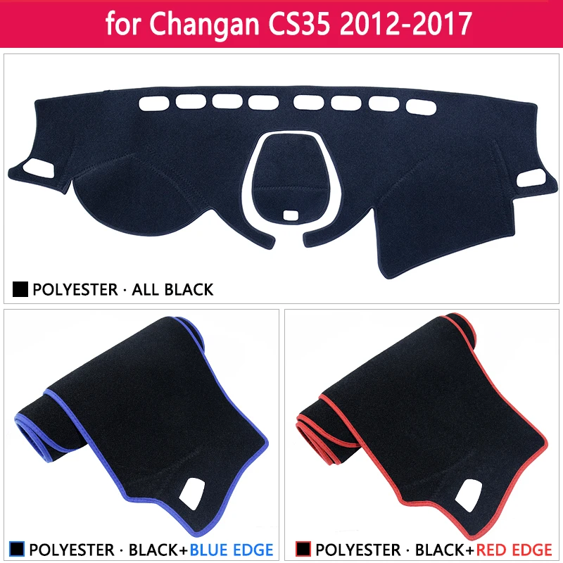 Для Changan CS35 2012 2013 2014 2015 2016 2017 Противоскользящий коврик для приборной панели защиты