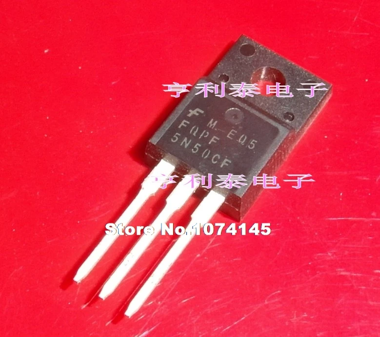 

10pcs/lot FQPF5N50CF TO-220F 5A/500V N MOS