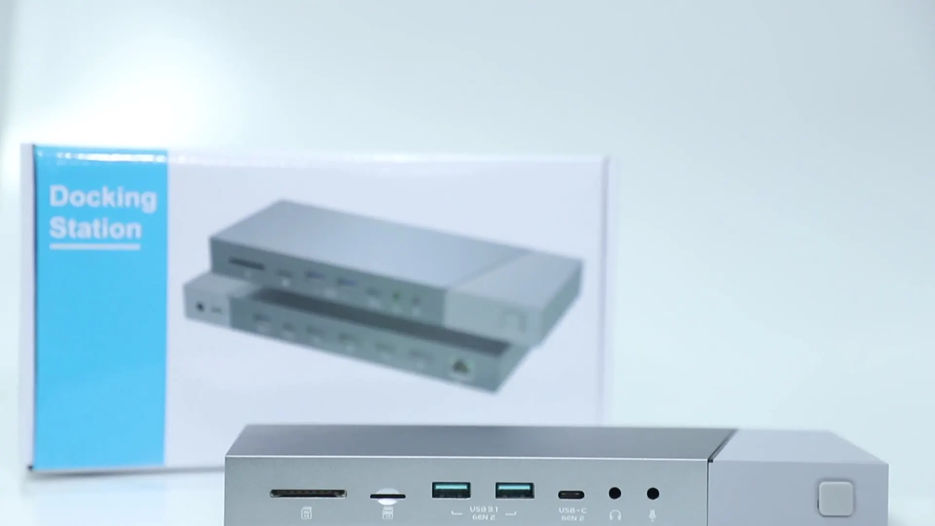 Док-станция USB C HUB с разными usb-портами и интерфейсом RJ45 |