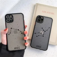 starry twelve constellations phone case for iphone 11 12 8 7 plus x xr xs max 11pro max 12mini mate mini hard pctpu back cover