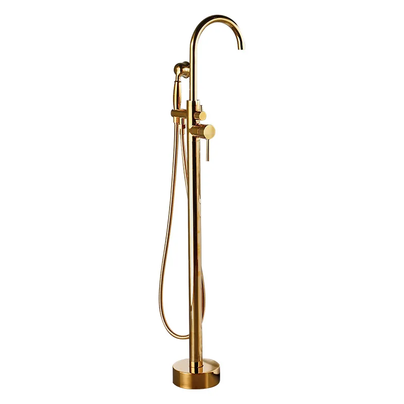 

Hot Selling Double Handle Freestanding Bathtub Faucet Shower Bath Taps