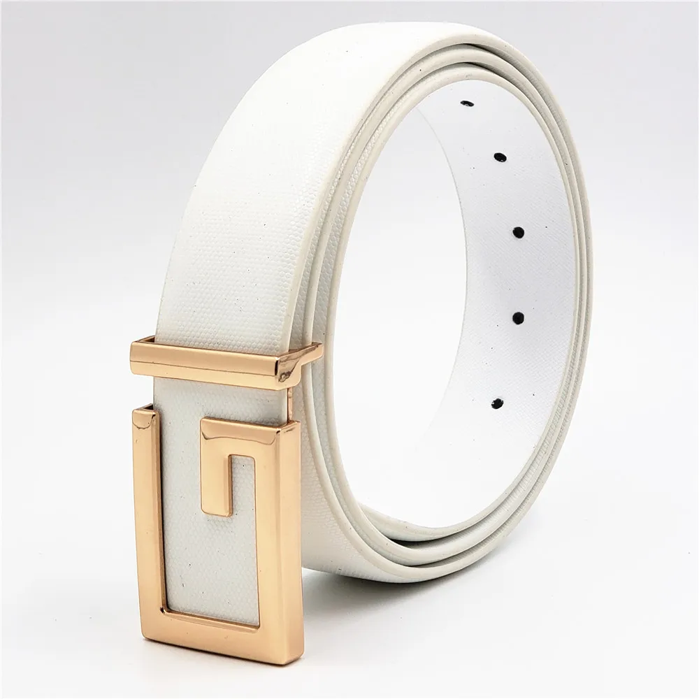 2019 модные роскошные ремни из коровьей кожи для мужчин высокое качество