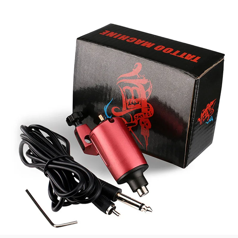 

Professional motor tattoo machine eyeliner rotating shader tattoo machine power wheel drive 10W motor RCA interface