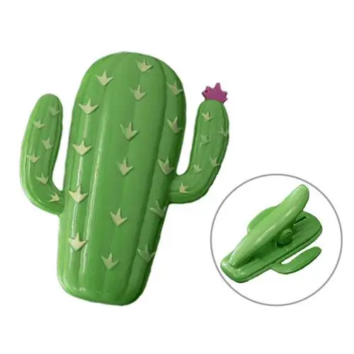 Cactus Stronging пластиковые цветные клипсы тип животного пляжное полотенце зажим для предотвращения ветра прищепки для одежды сушки стойки удерживающий зажим - Цвет: Cactus