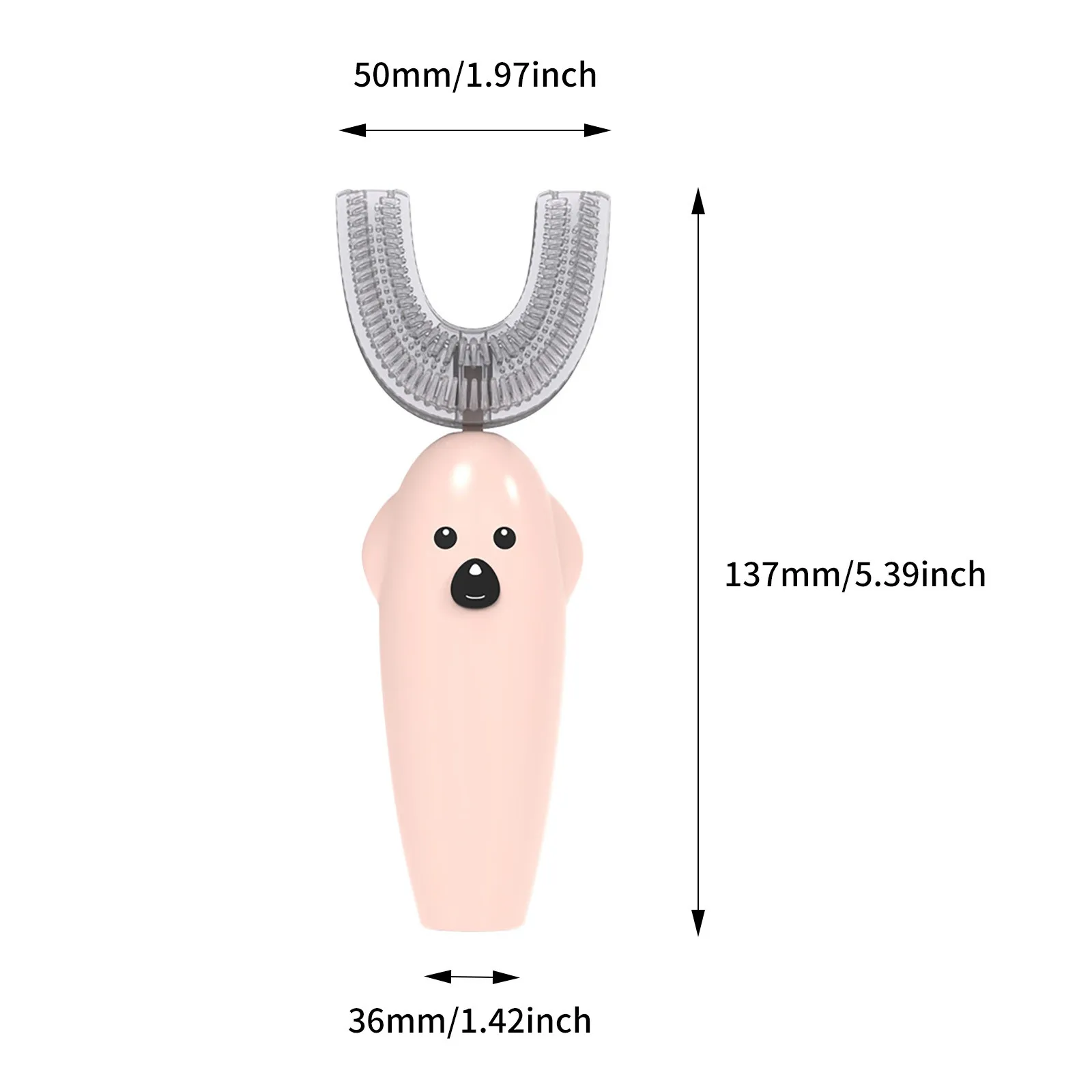 

Battery Smart Electric U-type Children's Electric Toothbrush Sikat Gigi Elektrik Ultrasonik Pengisian Berus Gigi Berbentuk Anima