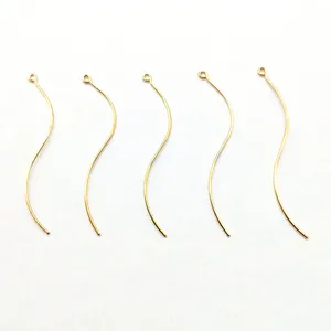 Новое поступление! Фурнитура для сережек, 56x9 мм, 200 шт.