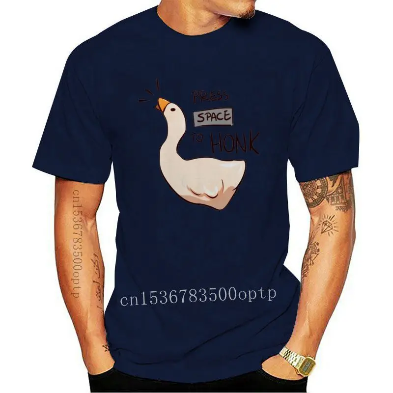

New 2021 2021 Arrival Untitled Goose Game Funny Honk T Shirt 100% Cotton Round Collar Tee Shirt
