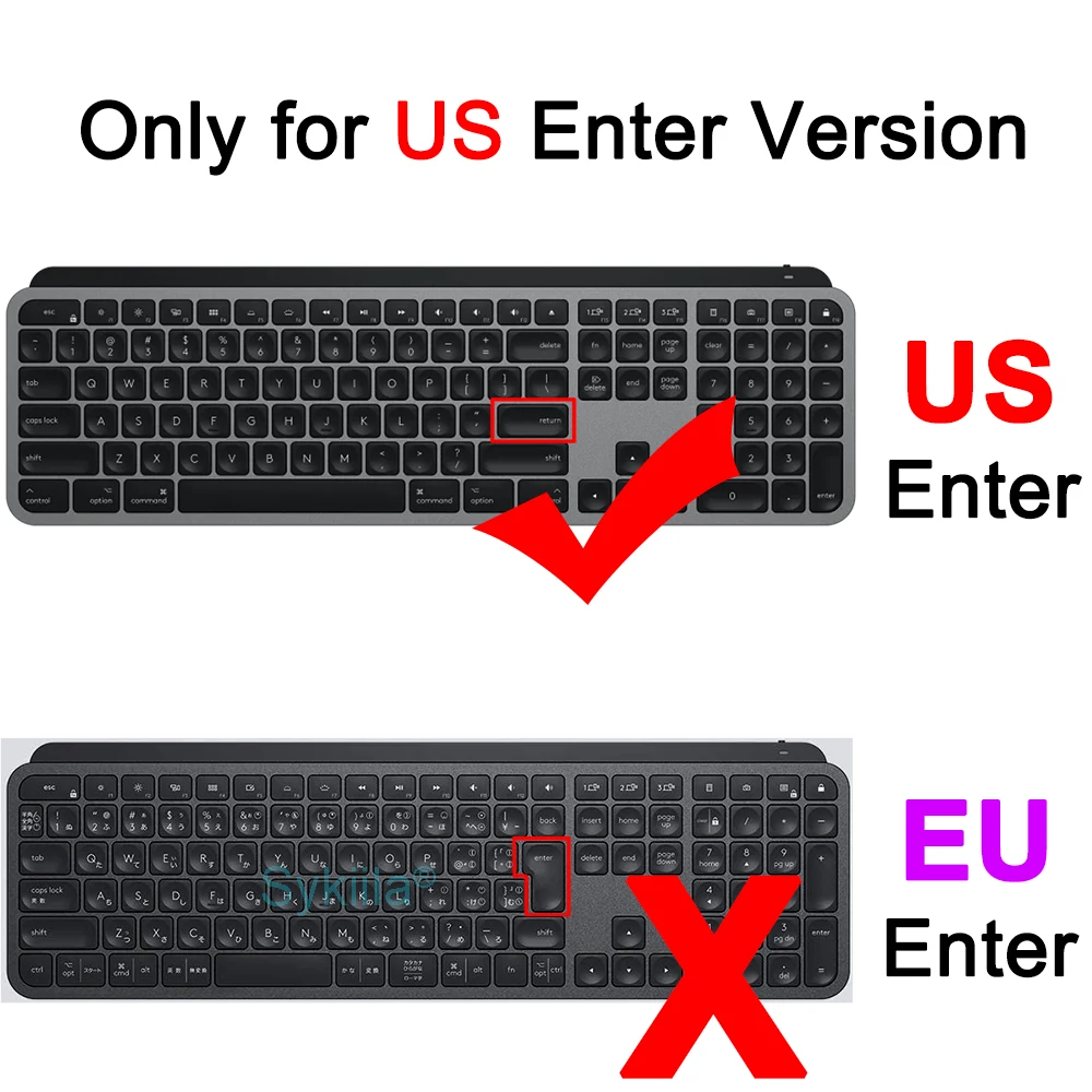 MX KEYS Keyboard Cover for Logitech Mac Plus Wireless Protective Protector Skin Logi Clear Silicone TPU Case | Компьютеры и офис